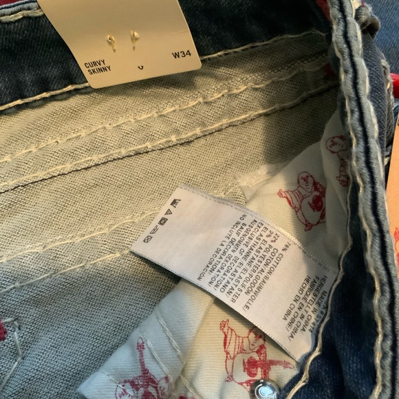 True Religion curvy skinny super T Jeans - Picture 8 of 12